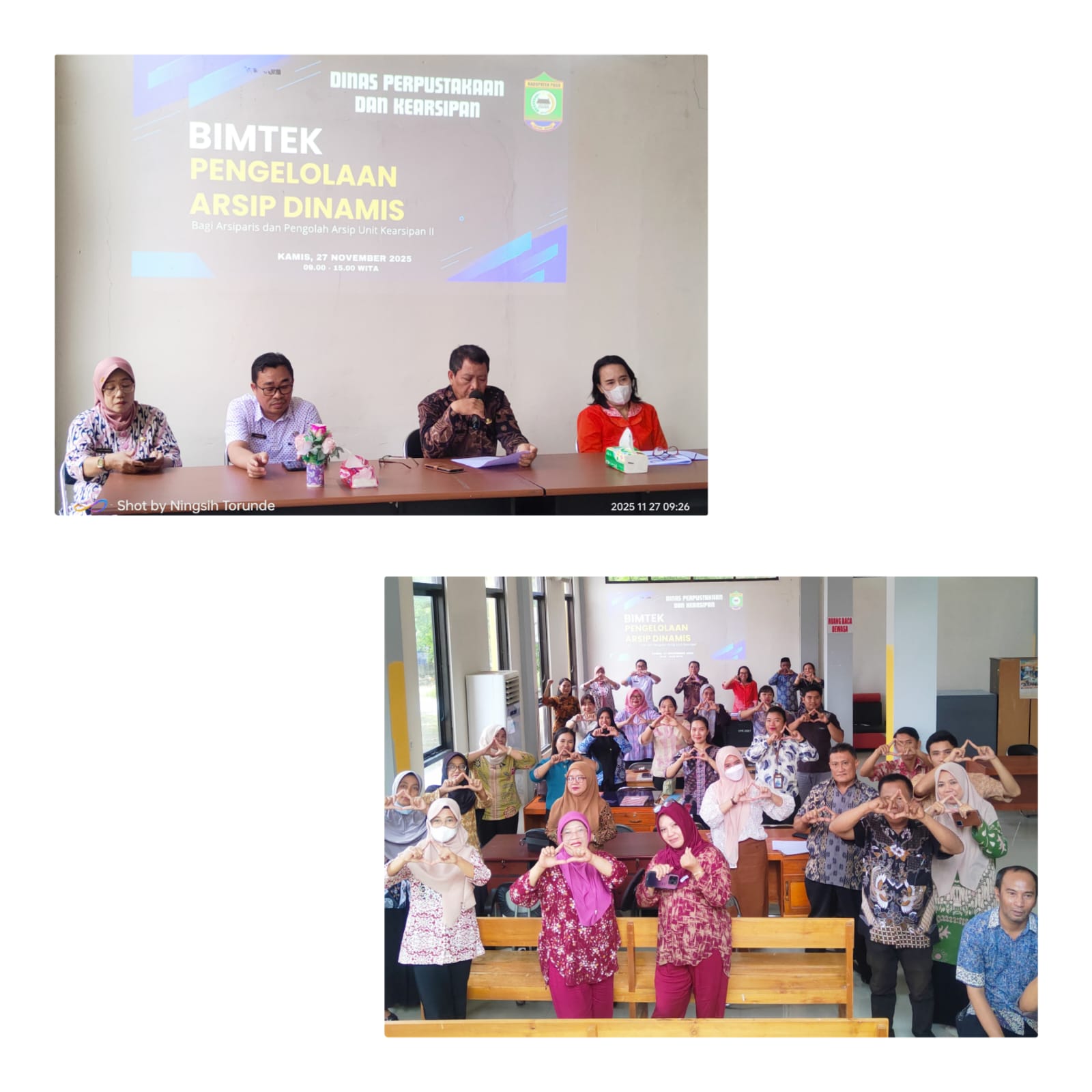 Sosialisi Bintek Kearsipan